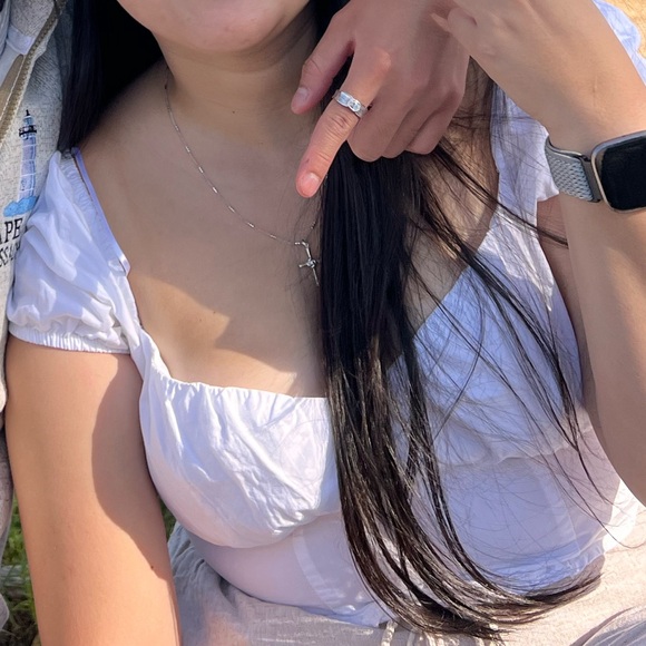 White Crop Top - Picture 6 of 6